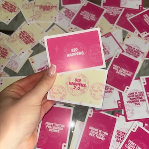 PHYSICAL Bundle Girls Night Card Bundle | Galentines Drinking Game | Girls Night | Galentines Activity