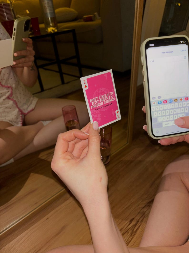 Juego de beber para la Noche de Chicas / Noche de Chicas / Juego de beber para adultos / Actividad de Galentines / Tarjeta digital para adultos / Juego de beber para Galentines imagen 11