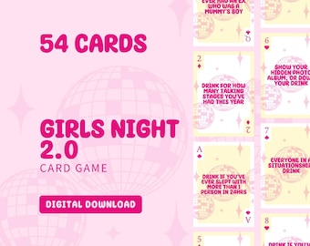 DIGITAL Girls Night Drinking Game Expansion Pack | Girls Night | Adult Drinking Game | Card Game | Halloween Drinking Game