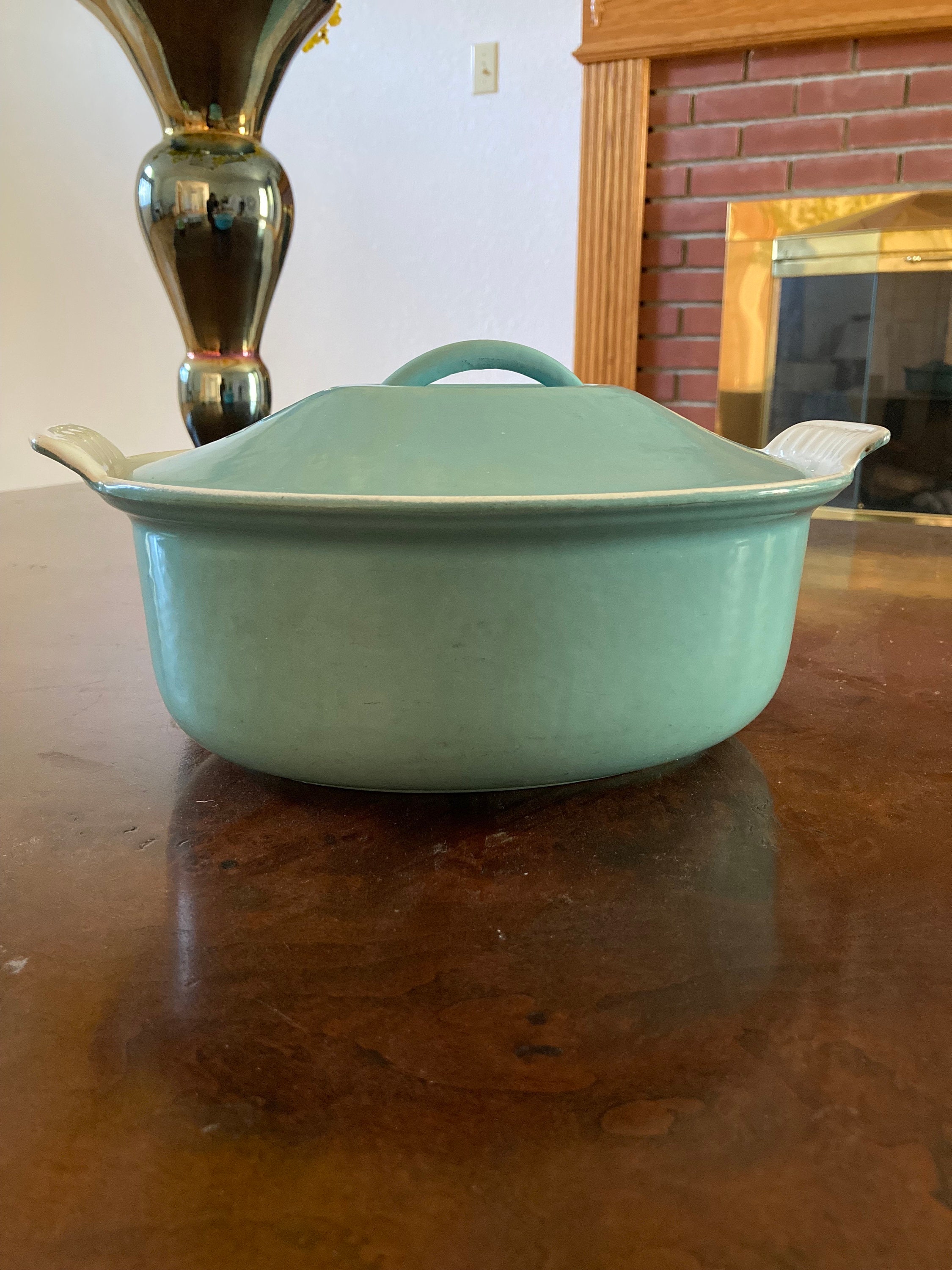 Le Creuset Vintage Baby Blue Turquoise Dutch Oven Casserole #24 - Etsy