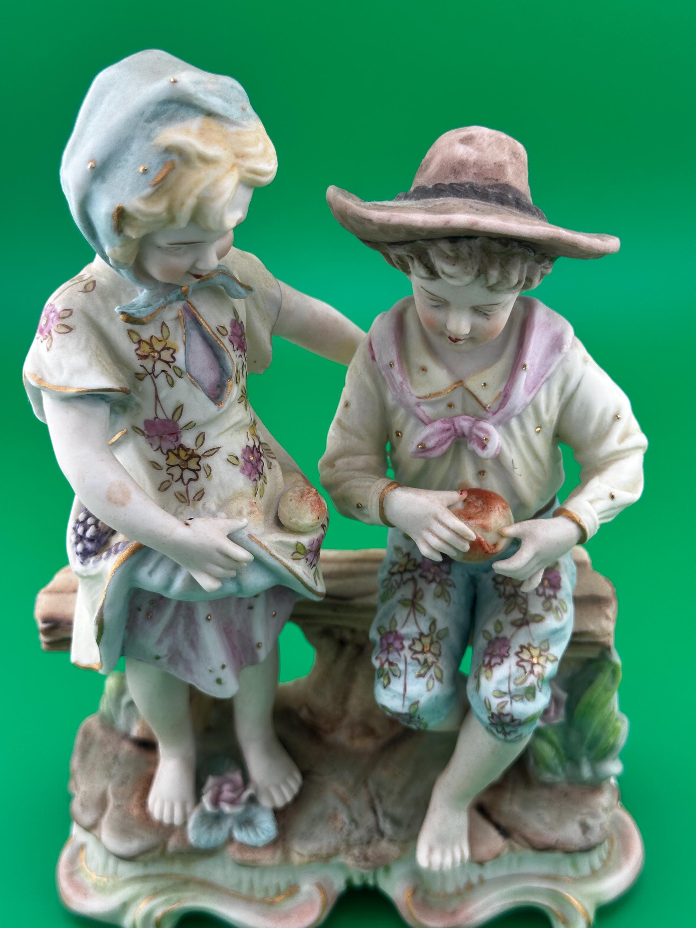 Porcelain children figurines japan - Etsy 日本