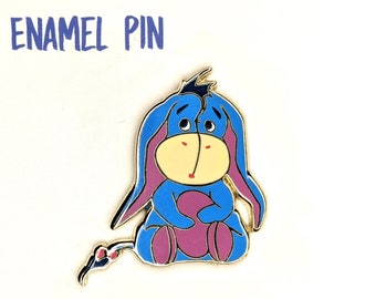 Baby Eeyore Gold Enamel Pin