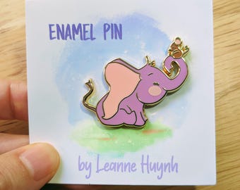 Elephant Dumbo Heffalump Enamel Pin - B Grade - Second Pin
