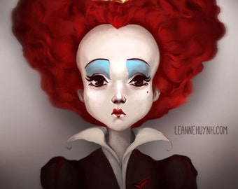 The Red Queen Illustration Art Print