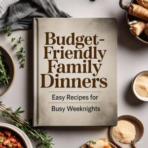30 Budget Friendly and Nutritious Family Dinner Recipes. Inexpensive, affordable, cheap, delicious meals. Full Grocery shopping list.