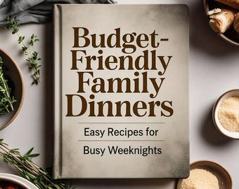 30 Budget Friendly and Nutritious Family Dinner Recipes. Inexpensive, affordable, cheap, delicious meals. Full Grocery shopping list.