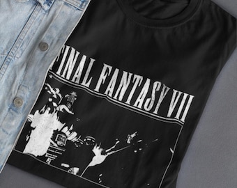 Cloud and Shinra HQ Scene - Final Fantasy 7 Graphic Tee