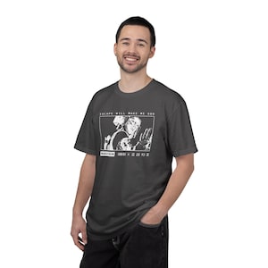 Marathon Game Shirt Vandal Wireframe Escape Will Make Me God Tee image 4