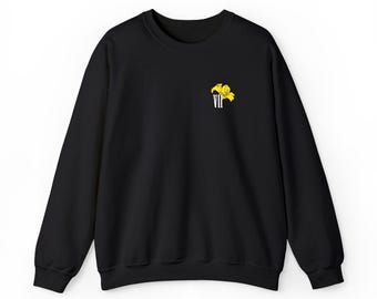 Final Fantasy 7 Sweater - Aerith's Yellow Lily Flower Embroidered