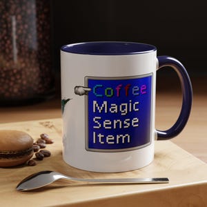 Caneca de café Final Fantasy 7 - Menu de batalha, presente de FF7 para jogadores, caneca gamer, xícara de café FF7, presentes gamer, caneca nerd