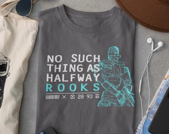 Marathon Game Shirt - Halfway Rooks Bungie Inspired Wireframe Tee
