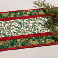 Golden Patch Quilted Table Topper NCU0NTV199
