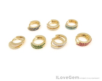 mini disc connector Peach SALE 10pcs B113 Gold plated 7.6mm Glass