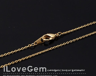 Nickel Free, WSALE/ 20pcs// NP-1764, 30" Necklace Chain, Nickel Free Gold plated, 230 Diamond Cut chain, 30 inch