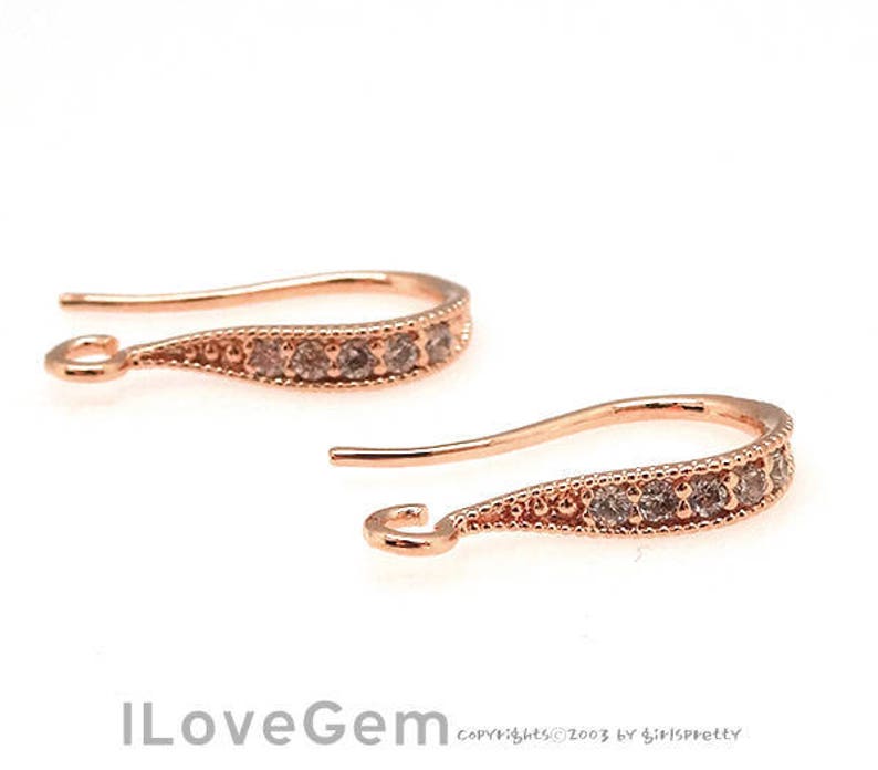 WSALE/ 20pcs// NP1560 Rose Gold Plated Over Brass Wedding Etsy
