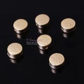 4pcs, Matt Gold plated over Pewter, 7.5 mm Disc metal beads product logo