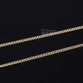 1meter, Gold plated, 145 Curb chain , 145S chains, Unfinished Curb Chain product logo
