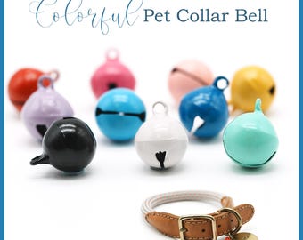 10PCS- Colorful Cat Bells, Pet Collar Jingle Bell, AP-061, Colored Bells for Pet Accessories, Dog Bell,  Safety Bells, Pet Jewelry