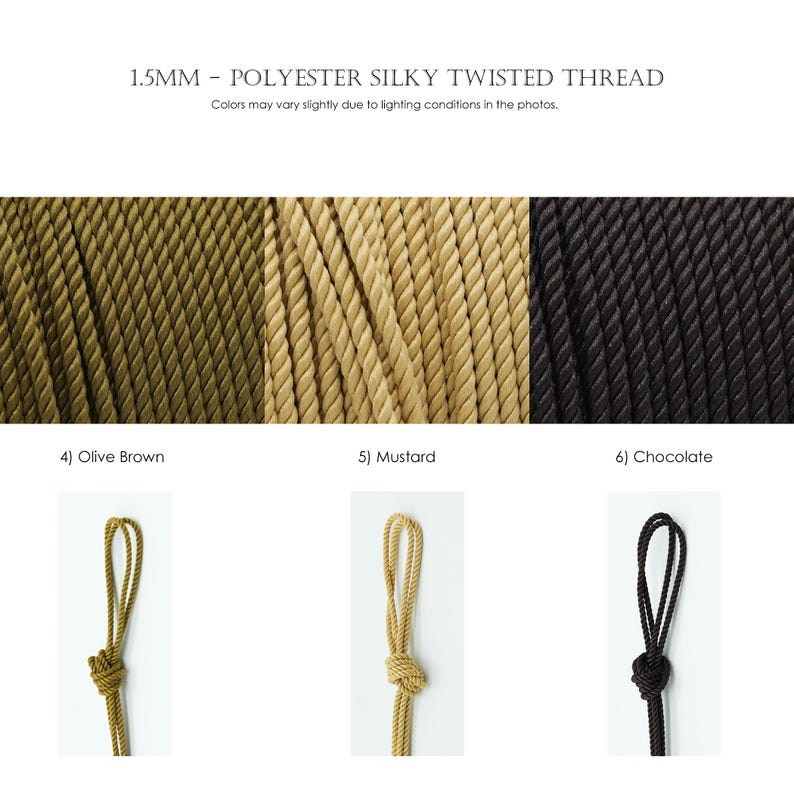 Necklace Rope Thread 1M- Braided Silk Rope Cord for Making Necklace and Bracelet, 1.5mm ...