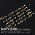 2" Extender chain, NP-1530, Gold Plated, 5cm Necklace Extender chain with teardrop, 2-inch Extender, Necklace Extender chain