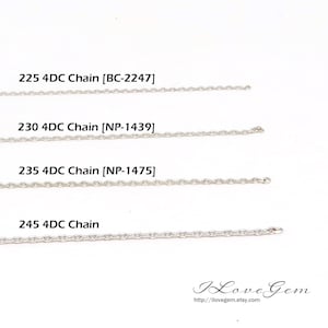 Essential Bulk Thin Chain, BC-4DC-Chain, Rhodium Plated over Brass, Small Drawn Cable Chain, Rectangle Cable Chain, Making Necklace Bracelet