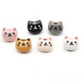 2PCS- Cute Animal Cats Resin Beads, AP-066, Kitten Charms, 12X11mm, Cat Pendant for Making Bracelet, Earrings