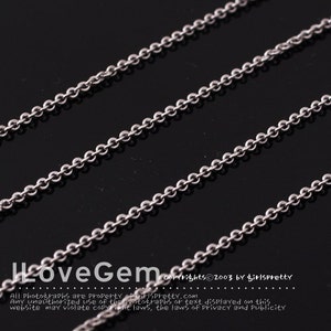 3 meters, NP-1803 Rhodium plated, 230S chain