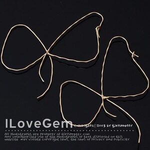 NP-1427 Gold plated, Big Ribbon, earwire, 2pcs