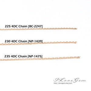Essential Bulk Thin Chain, BC-4DC-Chain, Rose Gold Plated over Brass, Small Drawn Cable Chain, Rectangle Chain, Making Necklace Bracelet