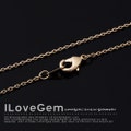 2pcs, NP-1550, 18" Necklace Chain, Gold plated, 230 Diamond Cut chain, 18 inch, Thin chain, Dainty Gold Chain, Delicate Chain product logo