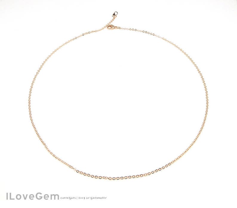 Sale/20pcs // NP1619 18 Necklace Chain Rose Gold Etsy