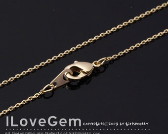 WSALE/ 20pcs// NP-1513, 16" Necklace Chain, Gold, 225 Diamond Cut chain, 16 inch, Thin chain, Dainty Chain, Delicate Chain