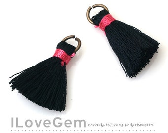 TA-005 Tassel, Black, 23mm, 2pcs