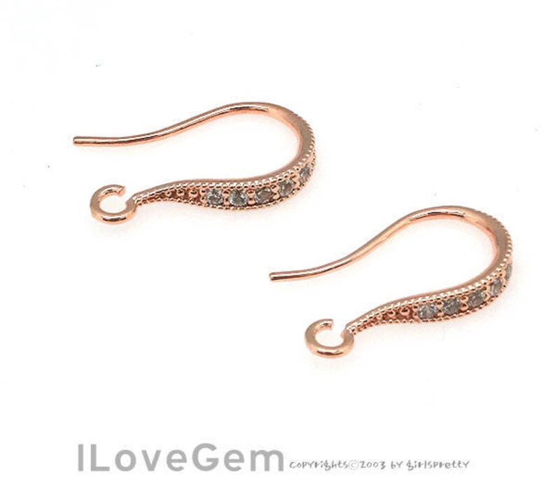 WSALE/ 20pcs// NP1560 Rose Gold Plated Over Brass Wedding Etsy