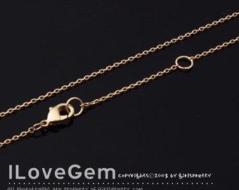 WSALE/ 20pcs// NP-1768, 16-18" Necklace Chain, Gold, 230 Diamond Cut Chain, 16-18 inch chains, Thin chain, Dainty Chain, Delicate Chain