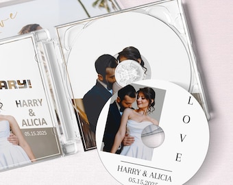 Custom Photo CD: Personalized Anniversary Music Gift