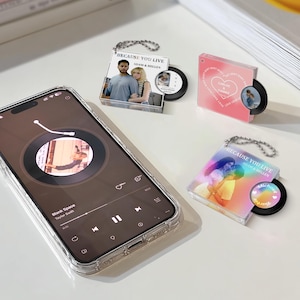 Chaveiro musical NFC personalizado – Adicione sua música e fotos, toque instantaneamente!