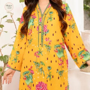 Pakistaanse confectiekleding | Pakistaans kostuum voor dames | Eid-collectie damesjurk | Pakistaans pak uit 2 delen | Pakistaanse kleding