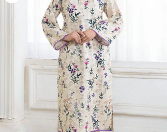 2Piece digitally printed Pure cotton lawn Dress | ALL OVER DESIGNS | Eid Collection Pakistani Salwar Kameez | Trendy 2-Piece Dress for Women