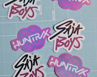 Kpop Demon Hunters logo stickers