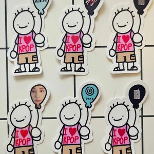Bob and Balloon Kpop Sticker