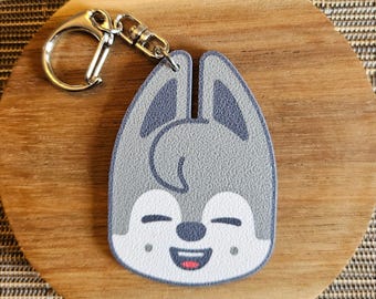 Wolf Chan Skzoo keychain - Stray Kids Bang Chan