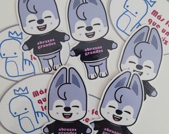 SKZ Bang Chan (Wolf Chan) stickers