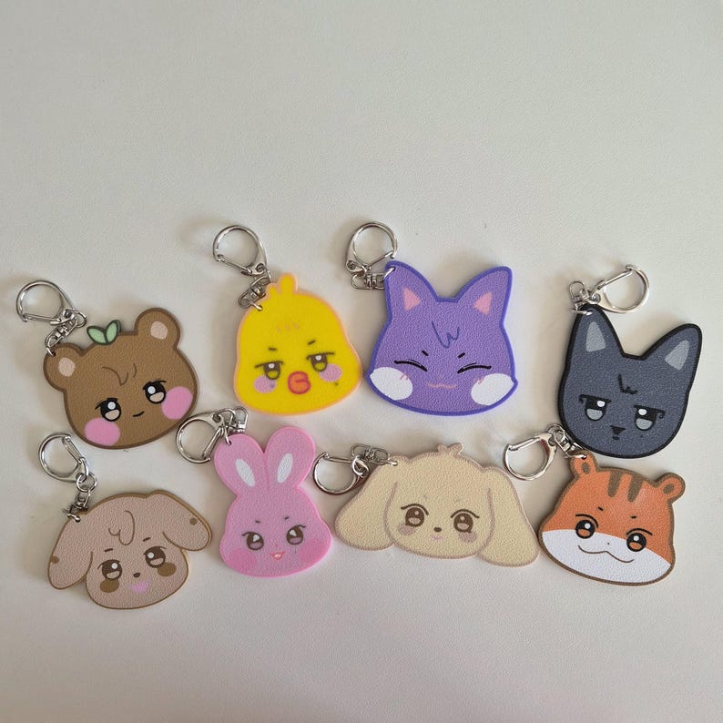 Aniteez Keychains Ateez Aniteez Keychain - Etsy