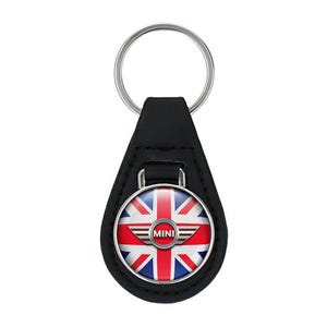 Mini Cooper Eco Leather Keychain/Handmade Leather Keyholder/Premium Quality/Auto Accessories
