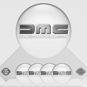 4 x DMC Wheel emblems Center cap stickers Wheel Center Hub Caps Of Rims