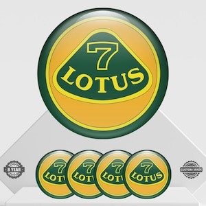 4 x Lotus emblems Center cap stickers Wheel Center Hub Caps Of Rims