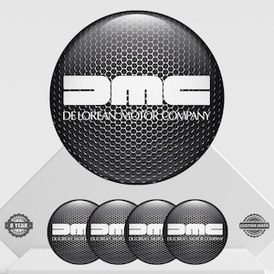 4 x DMC Wheel emblems Center cap stickers Wheel Center Hub Caps Of Rims