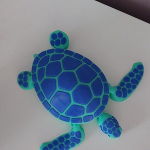 3D Printed Sea Turtle figurines