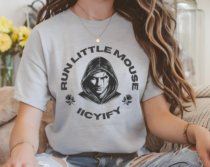 Haunting Adeline Run Little Mouse Graphic T-shirt Zade Meadows Tee Dark Romance Lover Book Club IICYIFY Smut Reader Shirt Bookish Gift
